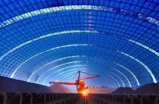新密亿优钢构工程师为您解析原料场封闭技术的特点和类型